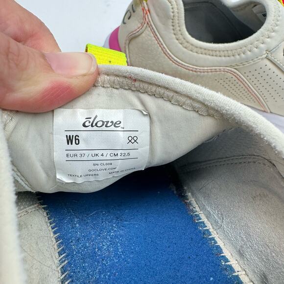 CLOVE Lemon Aid Beige Faux Leather Healthcare Nursing Slip On Comfort Shoes - Picture 9 of 10